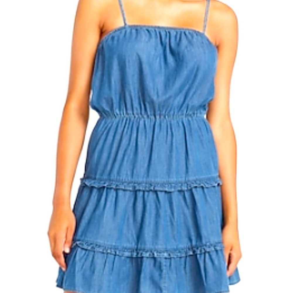 Denim Tierred Dress